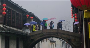 水乡印象之雨浓游兴更浓