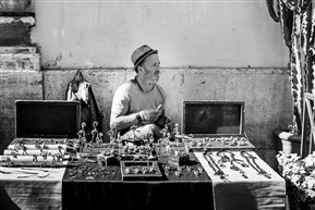 罗马街头的小商贩