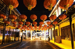 古镇夜色