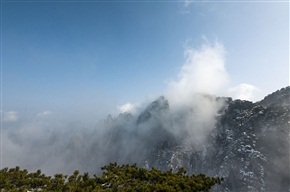 冬日黄山