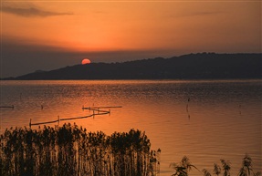 太湖夕阳