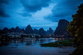 雨季的傍晚