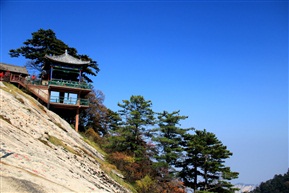 华山西峰顶