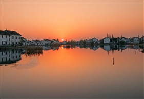 水乡夕阳