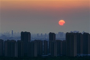 夕阳下