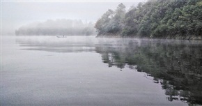 太平湖雾色