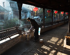 古镇早晨