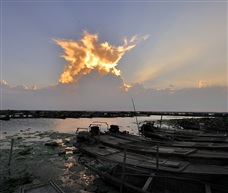 阳澄夕照