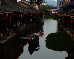 水乡的傍晚