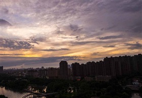 雨后晚霞