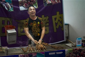 卖牛肉串的哥仔