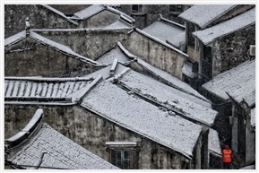 小镇初雪