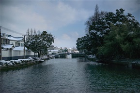 水乡雪景