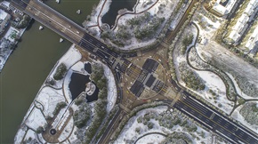 府瞰瑞雪