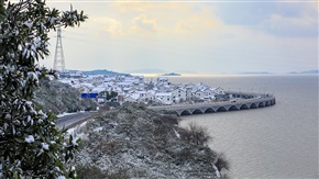 雪后太湖湾