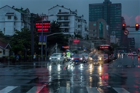 暴风雨中