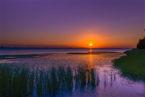 阳澄湖日落1