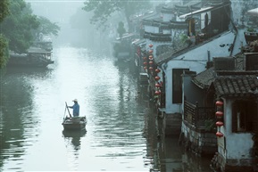 《水乡早晨》