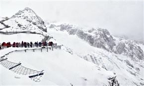 难忘的清晨之玉龙雪山顶峰-2