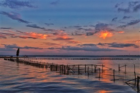 淀山湖夕照