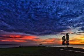 淀山湖夕照