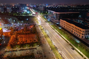 张浦公路夜景