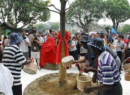 《友谊树培土》