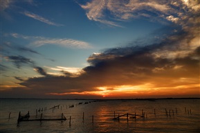 淀山湖夕照