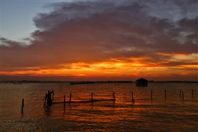 淀山湖夕照